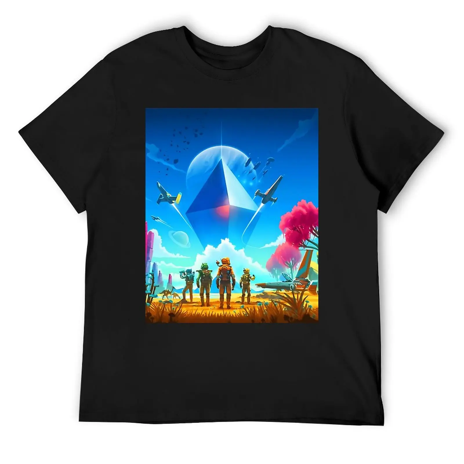 

No Mans Sky T-Shirt tees anime t shirts aesthetic clothes plus sizes shirts men