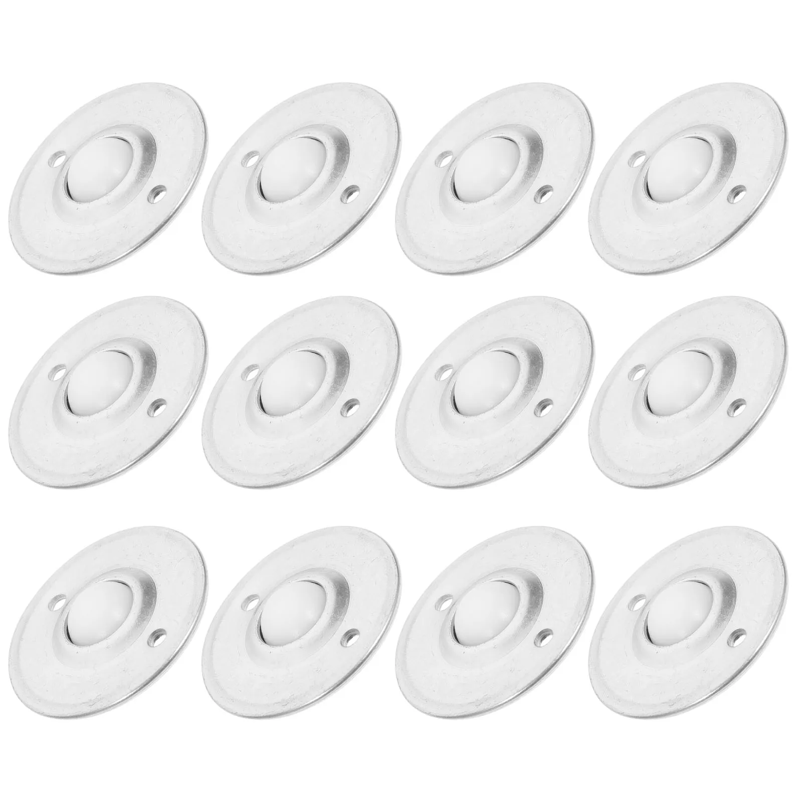 

12Pcs Universal Wheel Ball Bearings Two Hole Bearing Rollers Nylon Caster Wheels For Furniture Sofas Cabinets Shelves