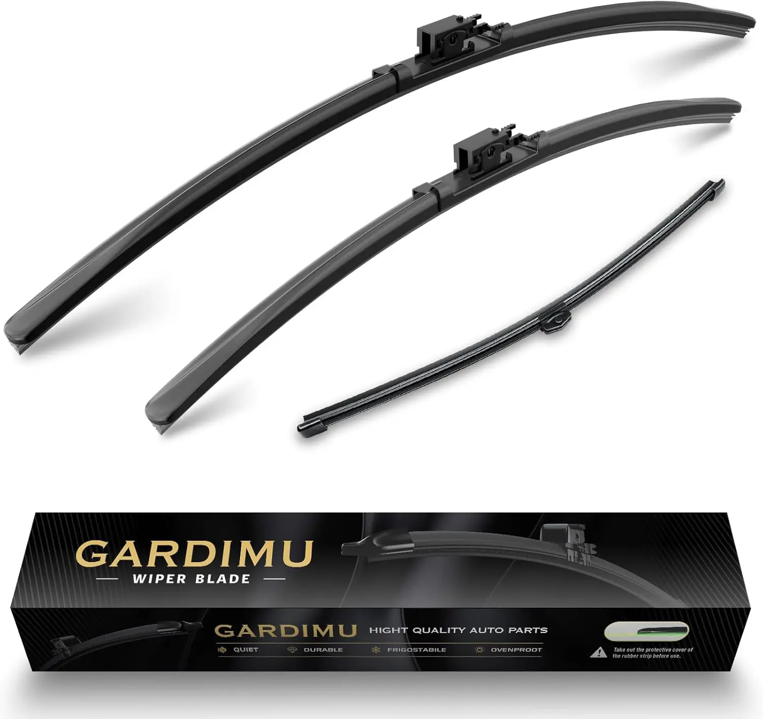 

3-Piece Front and Rear Windshield Wiper Blades for Mercedes-Benz GLE 2020-2025 Models, Compatible with AMG Variants