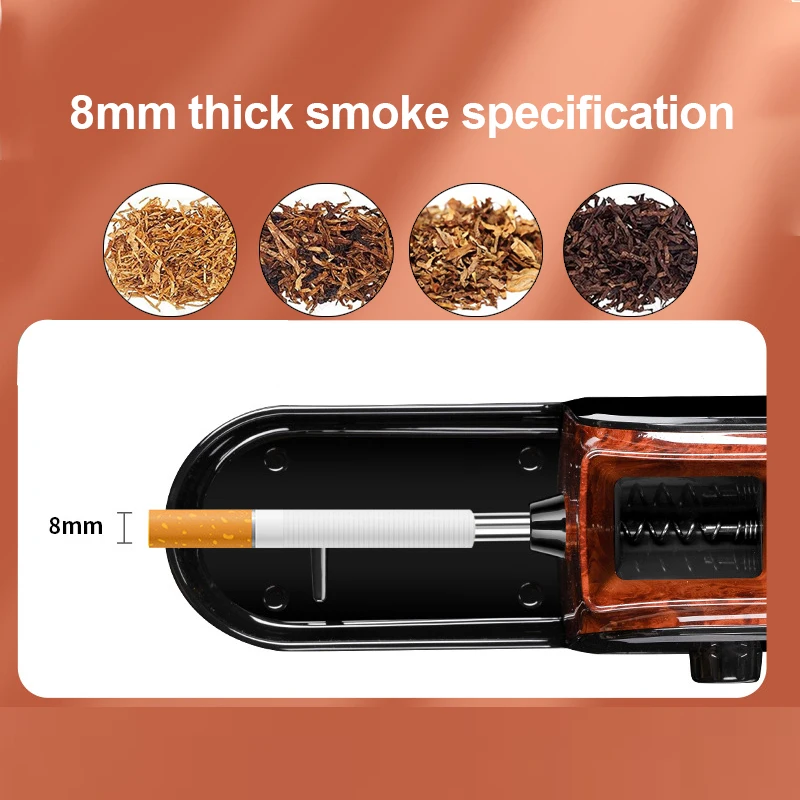 Electric Cigarette Machine Portable Household Automatic Cigarette Drum Machine Suitable for Filtering Cigarettes 8mm