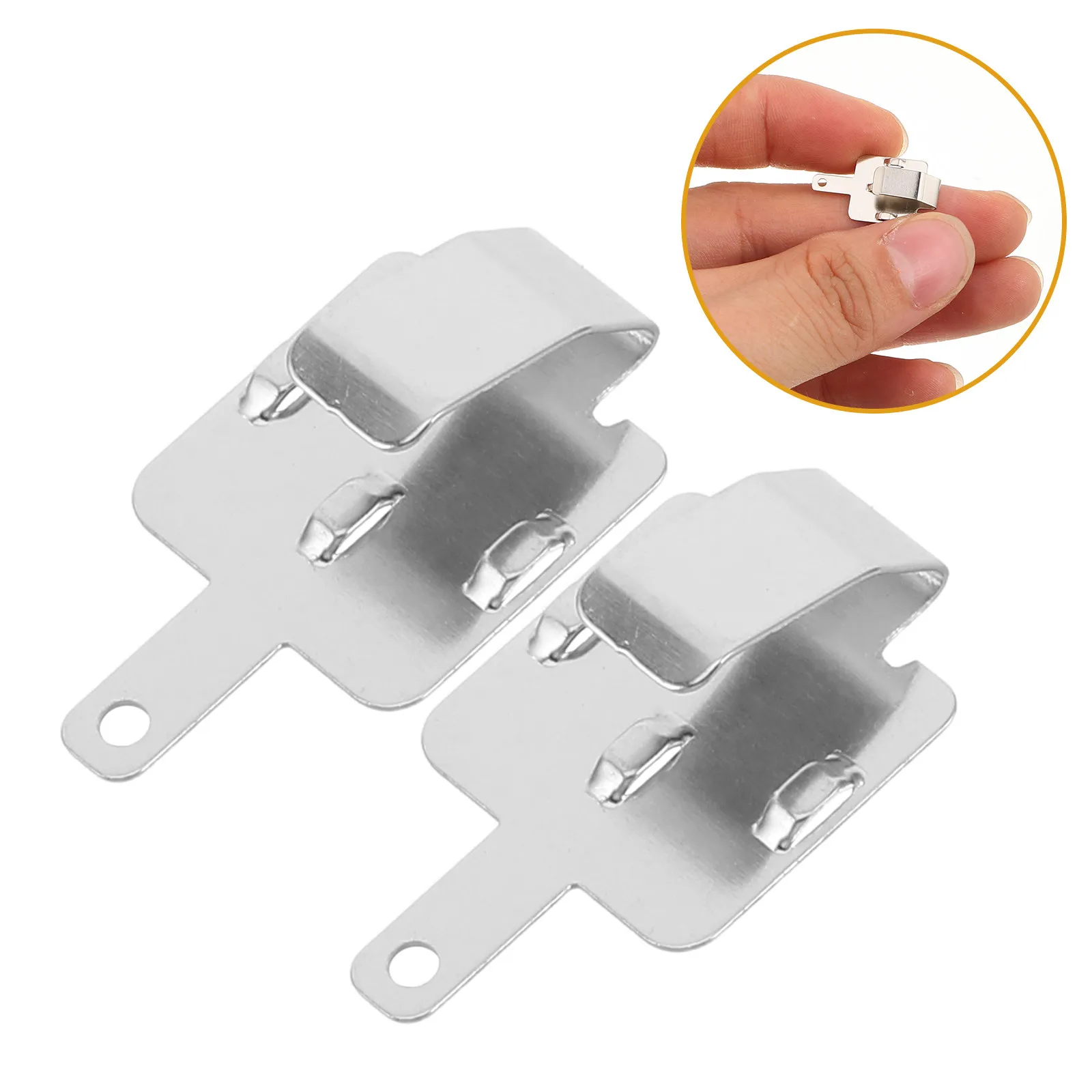 20Pcs Battery Terminal Contact Springs Metal High Elasticity 9V Battery Connector Plates Electronic Repair Components