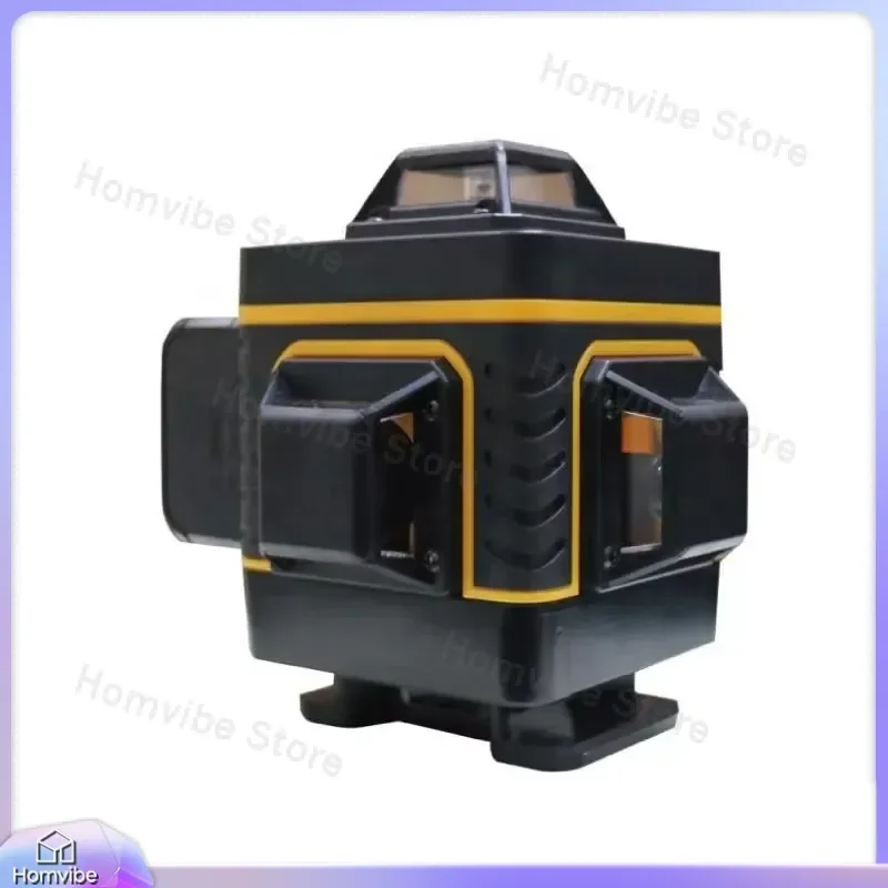 16-Line 4D Green Laser Level with Self-Leveling Cross Line Projector for Construction Home Renovation DIY Wall Mounting
