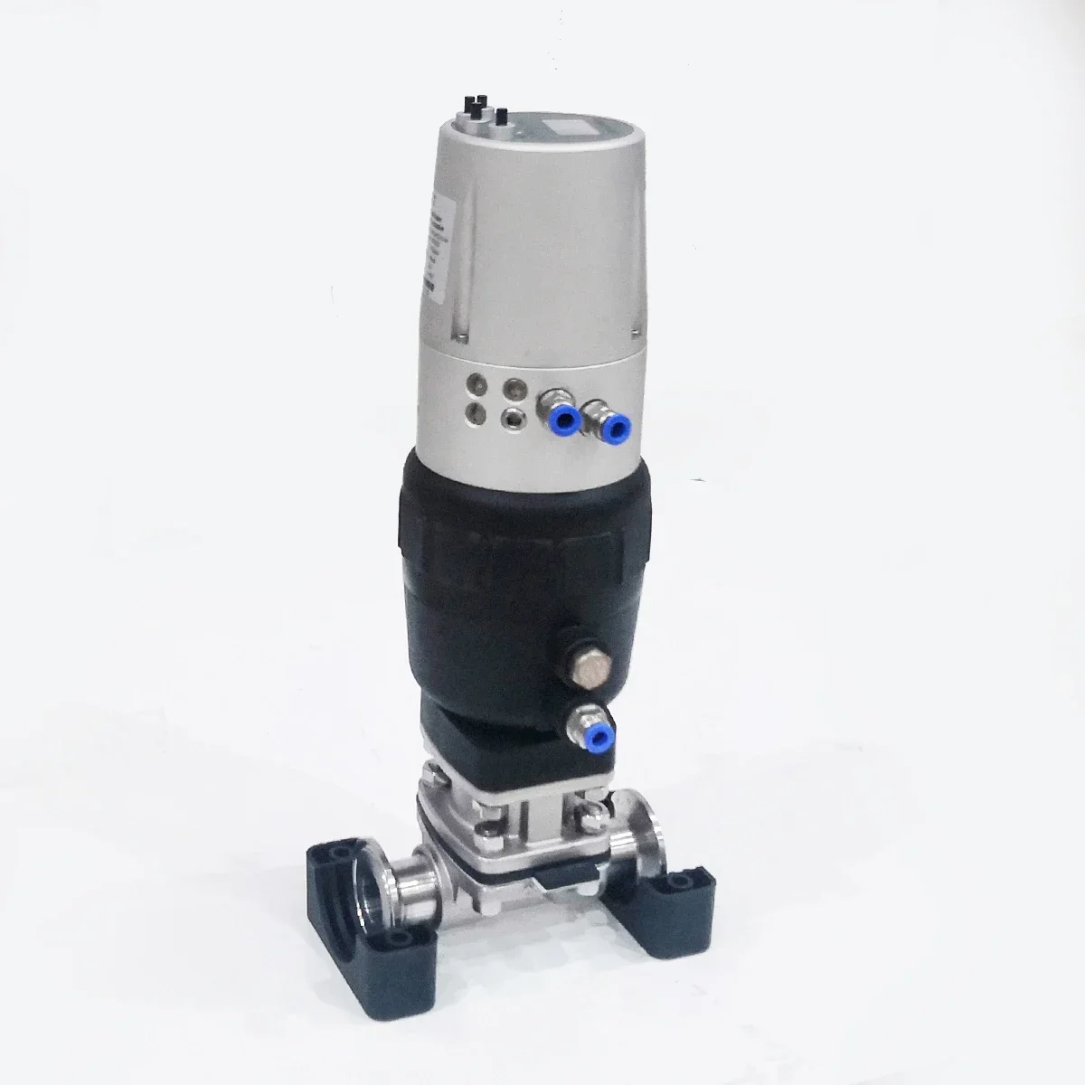 

Hebron pneumatic positioner proportional valve sanitary stainless steel dairy food double regulating valve flow control valve