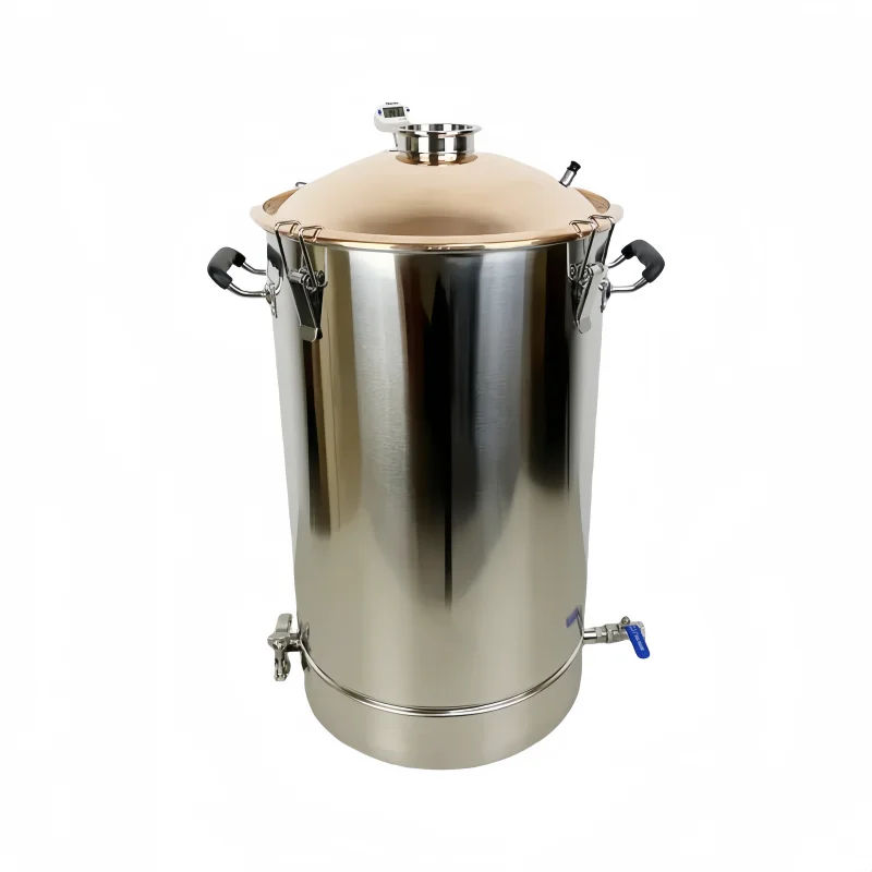 14.5GAL (55L) TC Copper Lid Tank Pipe For Distillation Boiler Distillery Tank With,Homebrew Tank,Distillery Tank Moonshine SS304