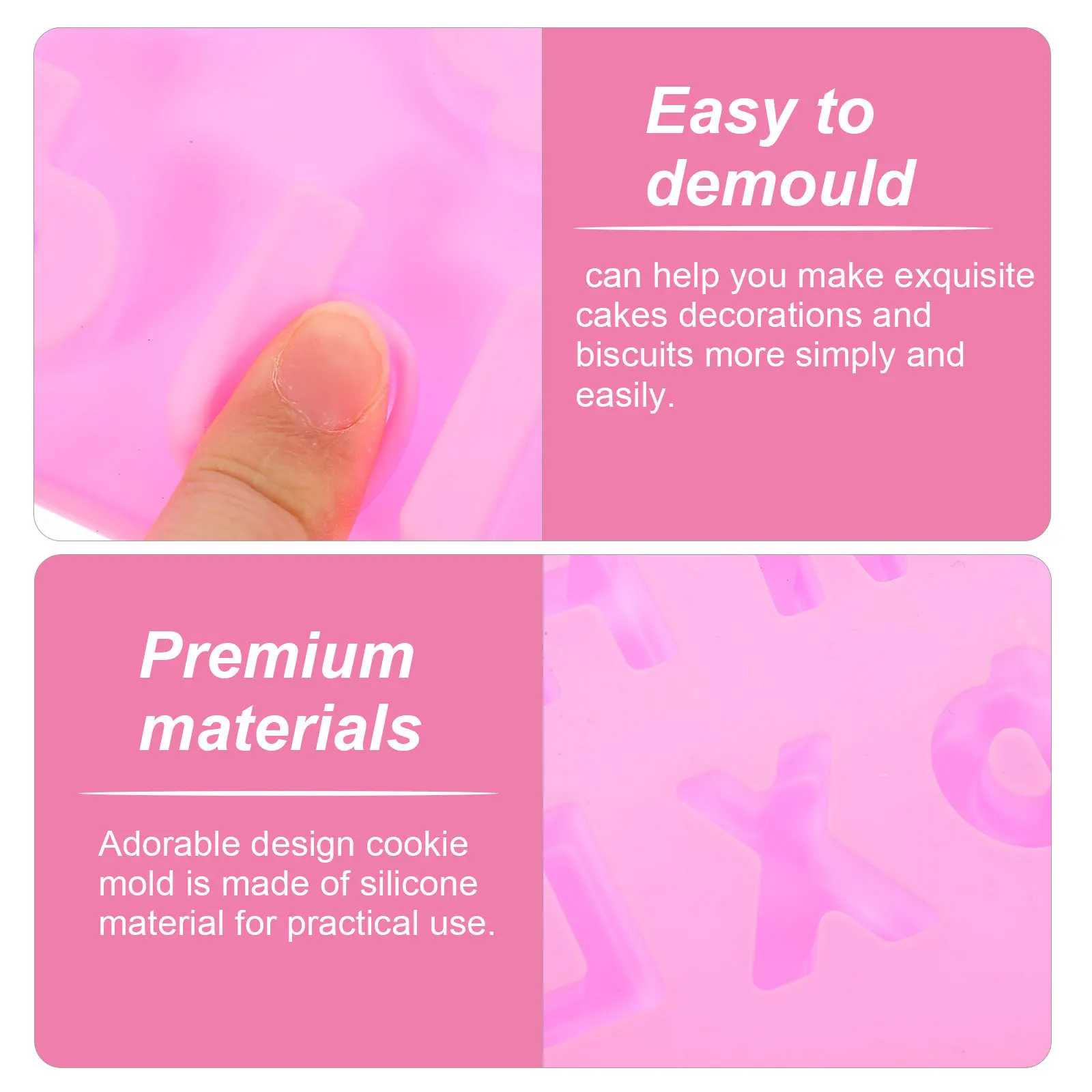 

Russian Letter Silicone Mold Non-Stick Cake Fondant Candy Mold for DIY Baking Chocolate Cookie Decoration Silicone Baking Molds