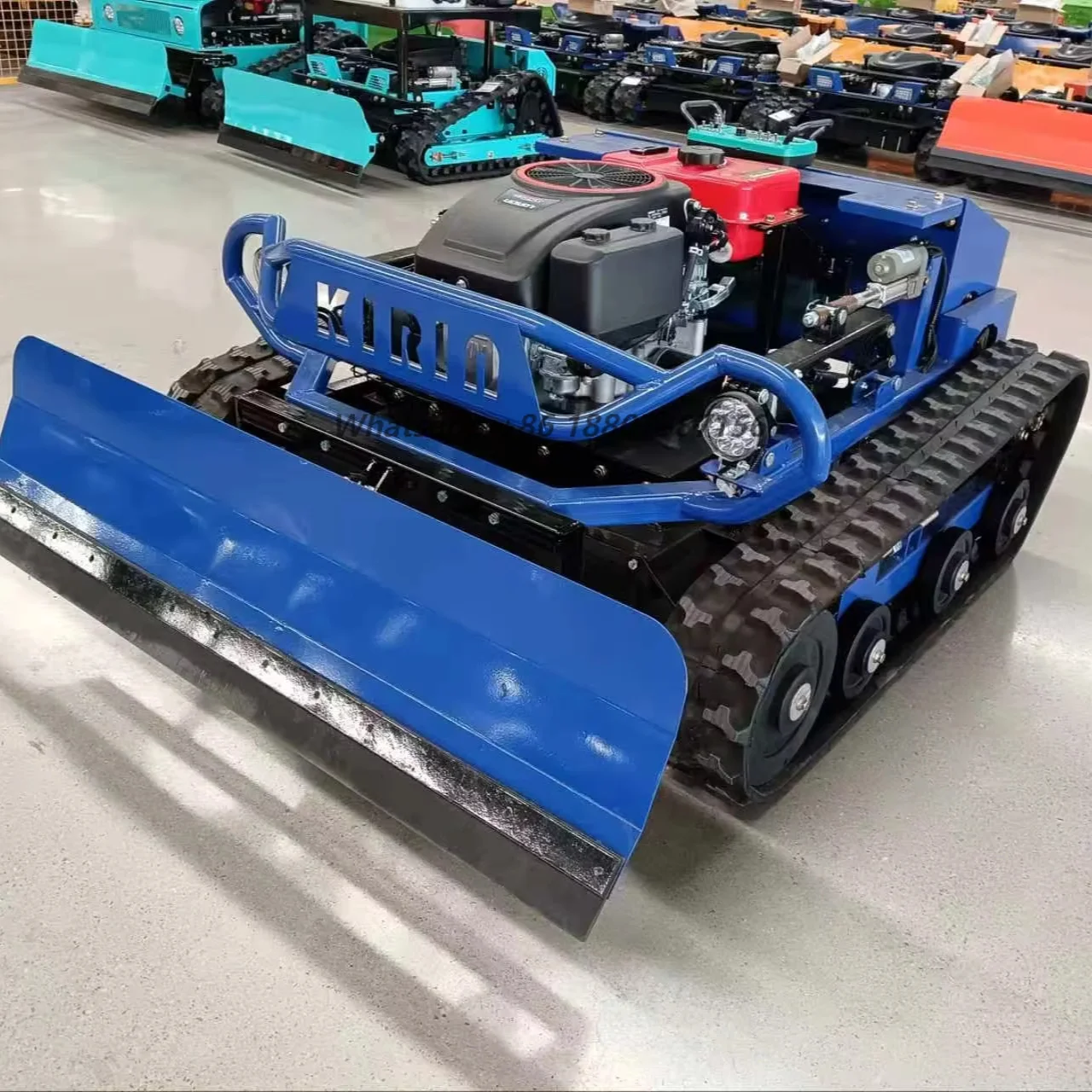 23HP High-Horsepower Electric Intelligent Lawn Mower 800mm Cutting Width 45° Climbing Self-Propelled Remote Control Factory DIY