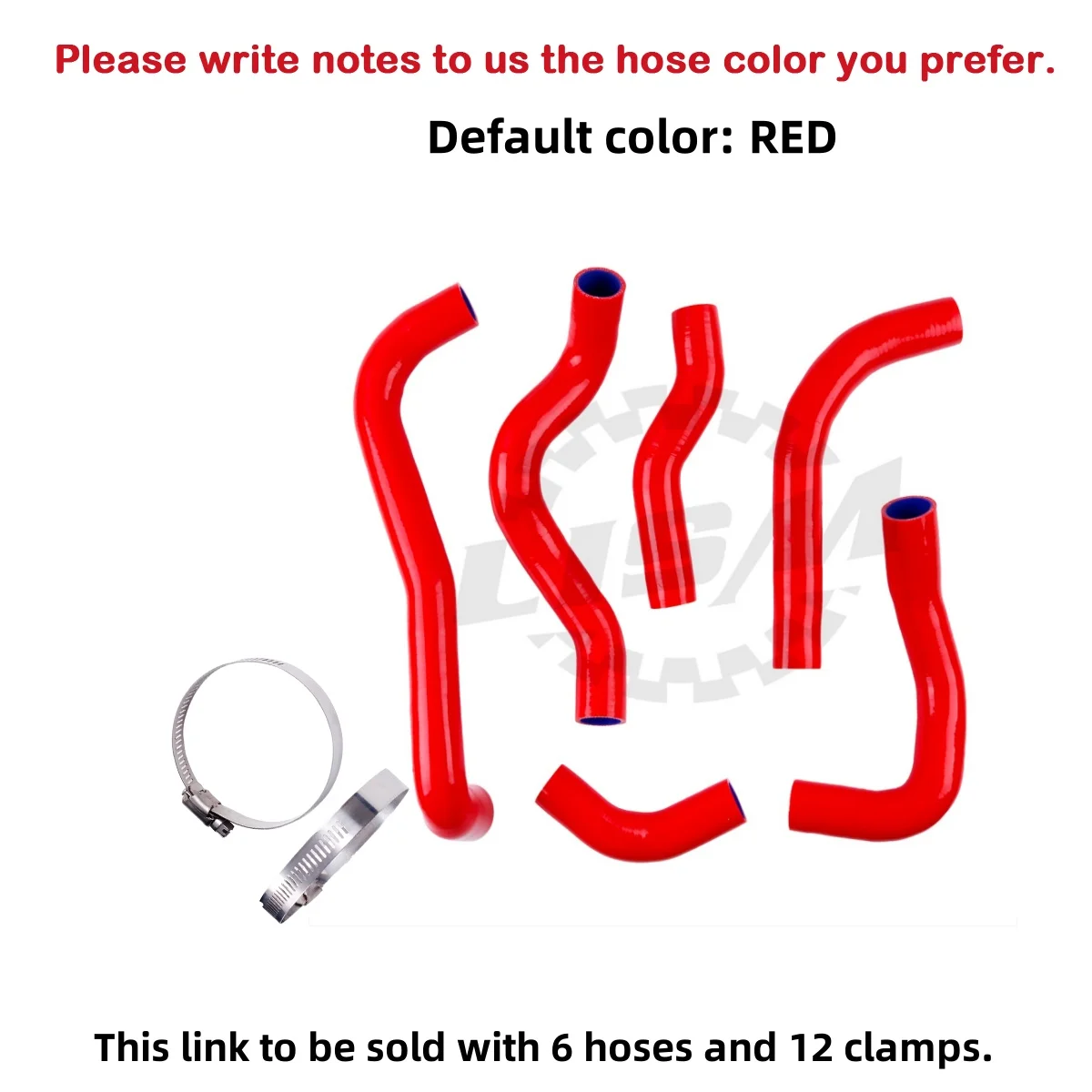 

6PCS 4PLY For 1990-2001 Mitsubishi GTO 3000GT Dodge Stealth 24V V6 Twin Turbo Silicone Intercooler Hose kit Replacement Parts