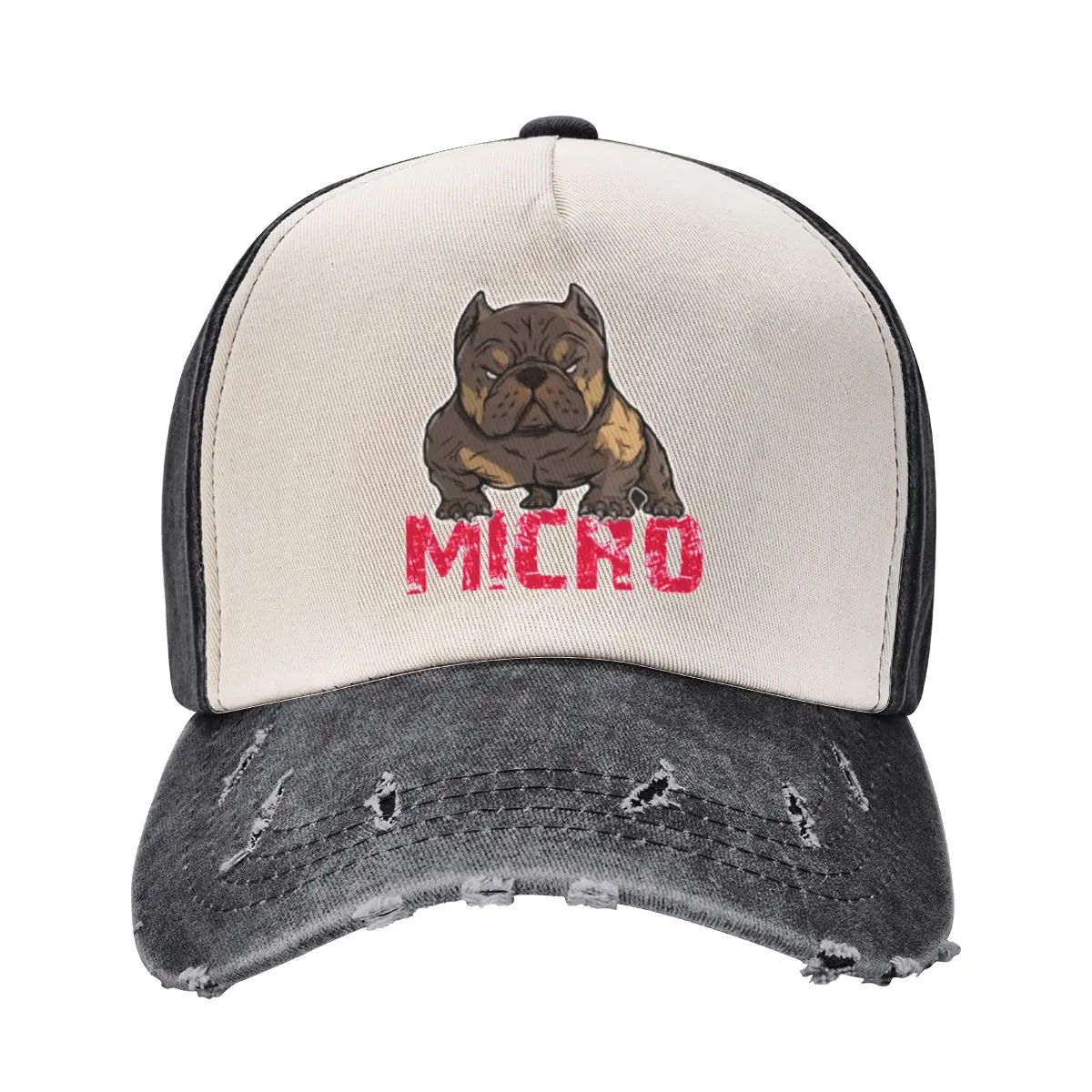 

Micro bully by pandemic2020 Baseball Cap Big Size Hat Thermal Visor hiking hat Women's Beach Visor Men's