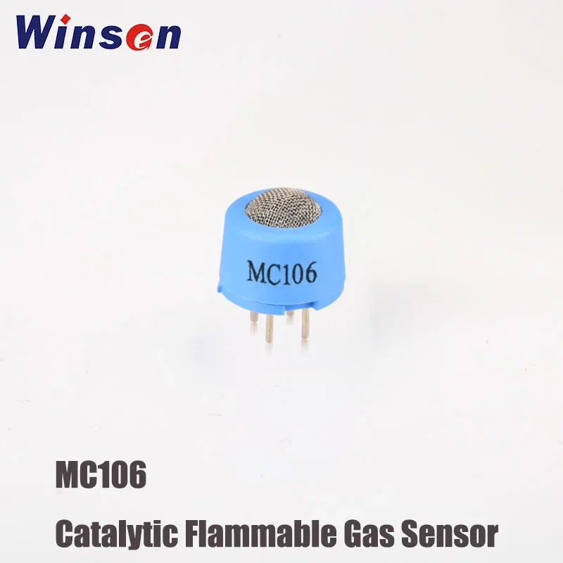 10pcs Winsen MC105/MC106/MC107 Catalytic Flammable Gas Sensor Natural Gas, LPG and Alkanes Detection Combustible Gas Leakage