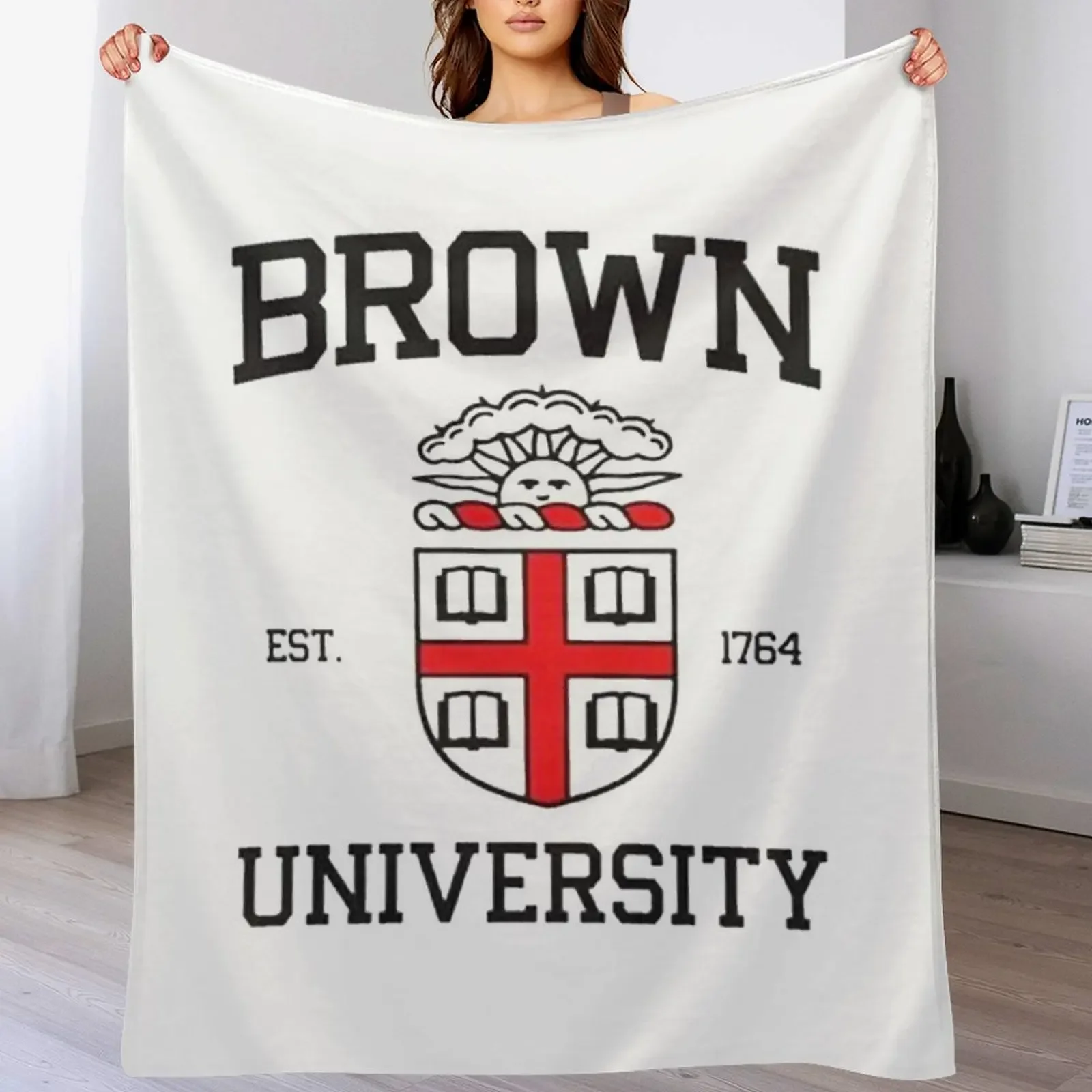 

Brown University Throw Blanket Shaggy Bed Vintage Hairy Blankets