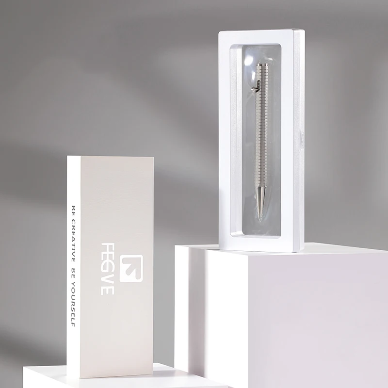 Titanium Alloy Roller Pen Linglong Tower Outdoor Ballpoint Pen Writing Pen