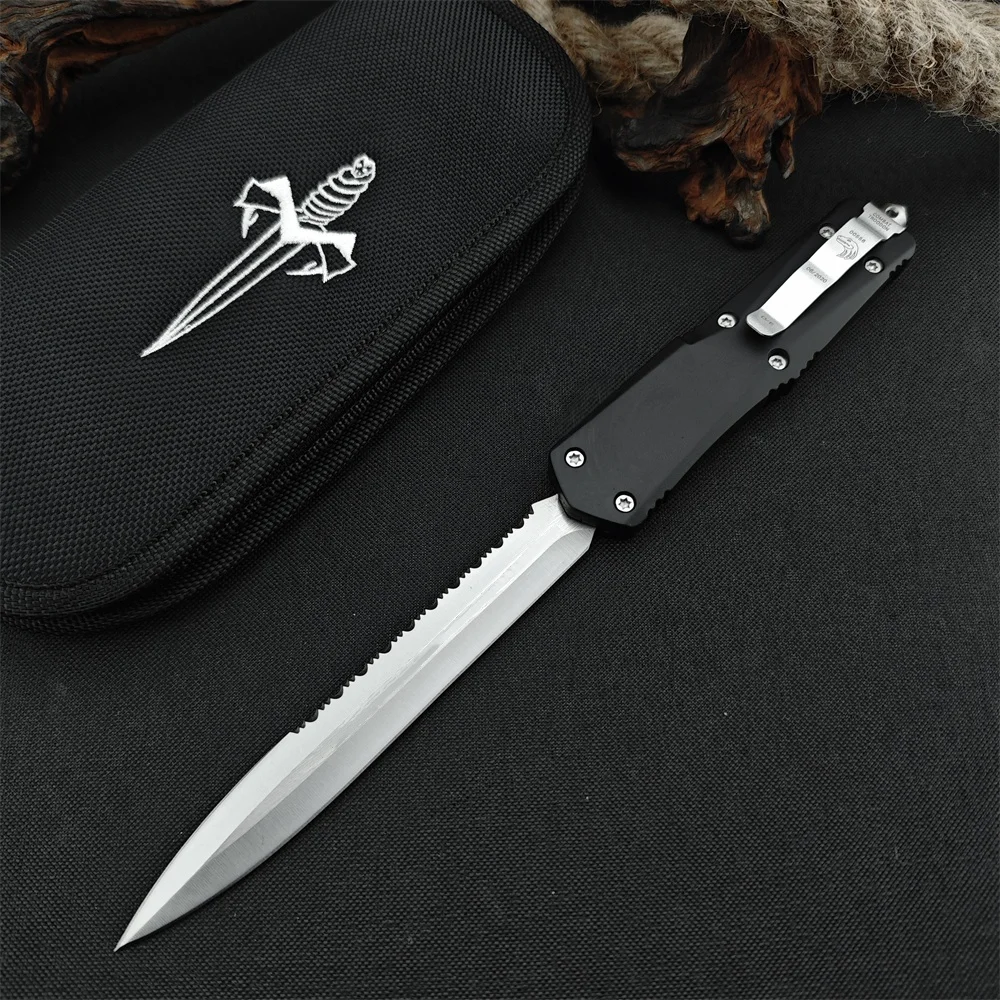 High Hardness MICR Folding Knife 440C Blade Zinc Alloy Handles Utility Pocket Knife Outdoor Hunting Tactical Knife EDC Multitool