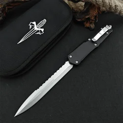 High Hardness MICR Folding Knife 440C Blade Zinc Alloy Handles Utility Pocket Knife Outdoor Hunting Tactical Knife EDC Multitool