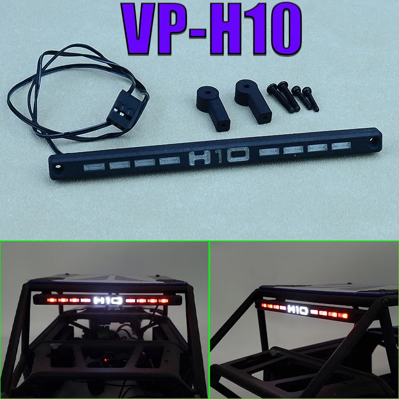 RC Car LED Simulation Cage Light Frame Dome Lamp for 1:10th Scale VP H10 OPTIC Vanquish Products RC Truck Car DIY