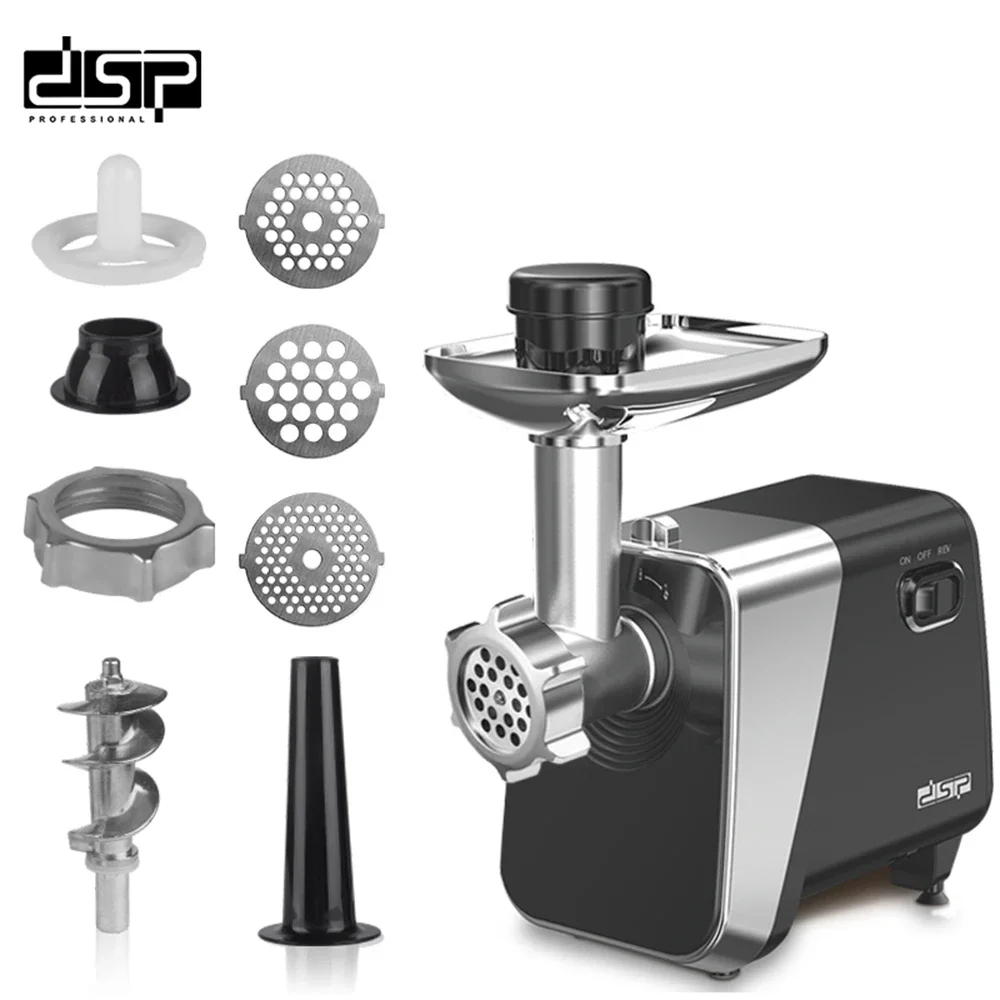 Multi Functional Household Kitchen Food Grinder Slicer Meat Grinder Electric Stainless Steel Enema Machine, Detachable Cleaning