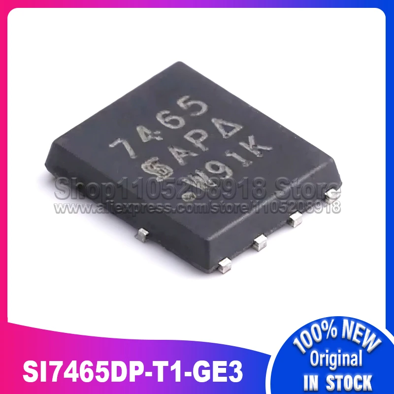 

10~100 шт./лот SI7465DP SI7465DP-T1-GE3 SI7465DP-T1-E3 7465 PPAKSO-8 QFN8 MOSFET P-CH 60V 3.2A PPAK 100% новый оригинальный товар в наличии