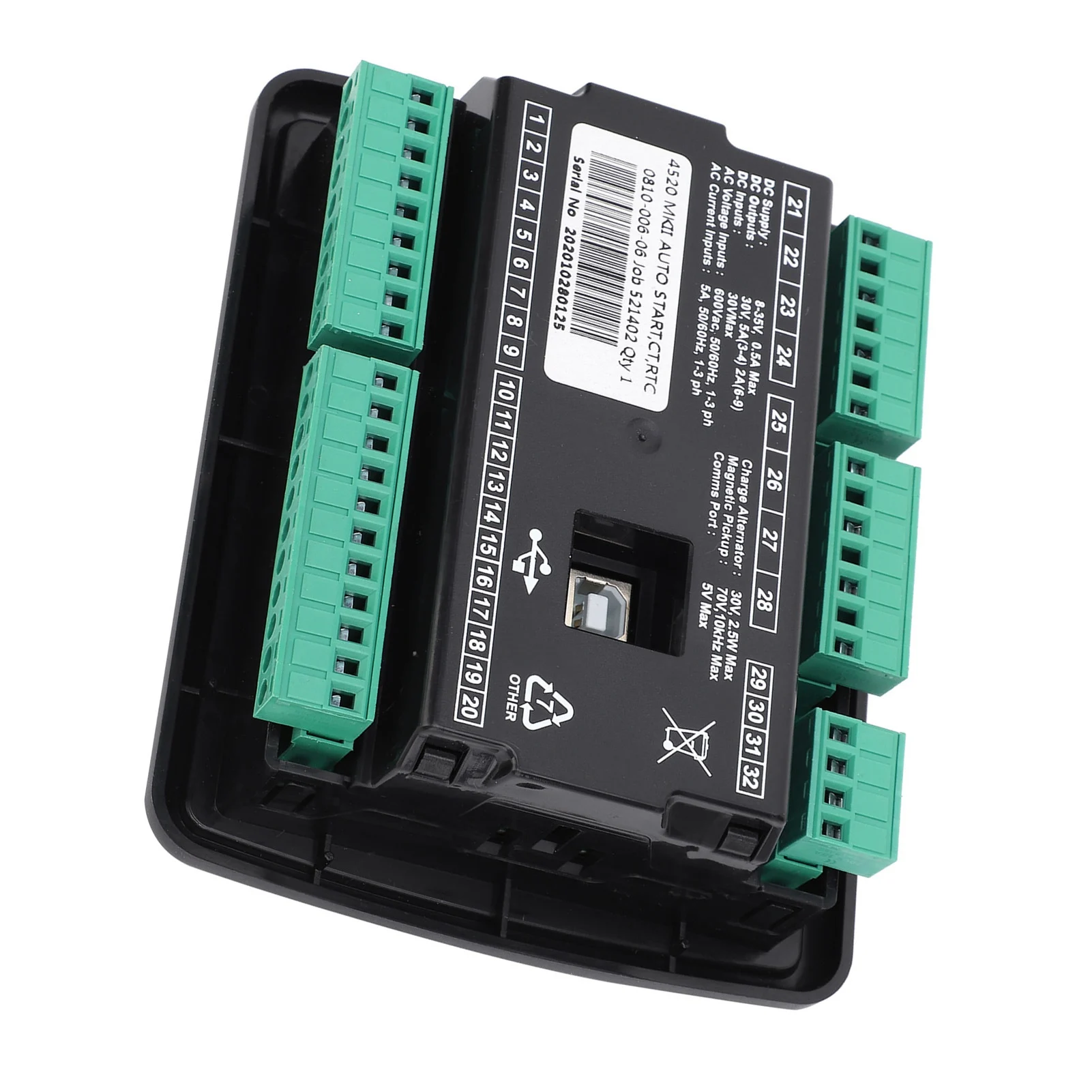 Picture 6: Auto Mains Failure Control Module Self‑Starting LCD  Controller DSE4520  Generator Controller