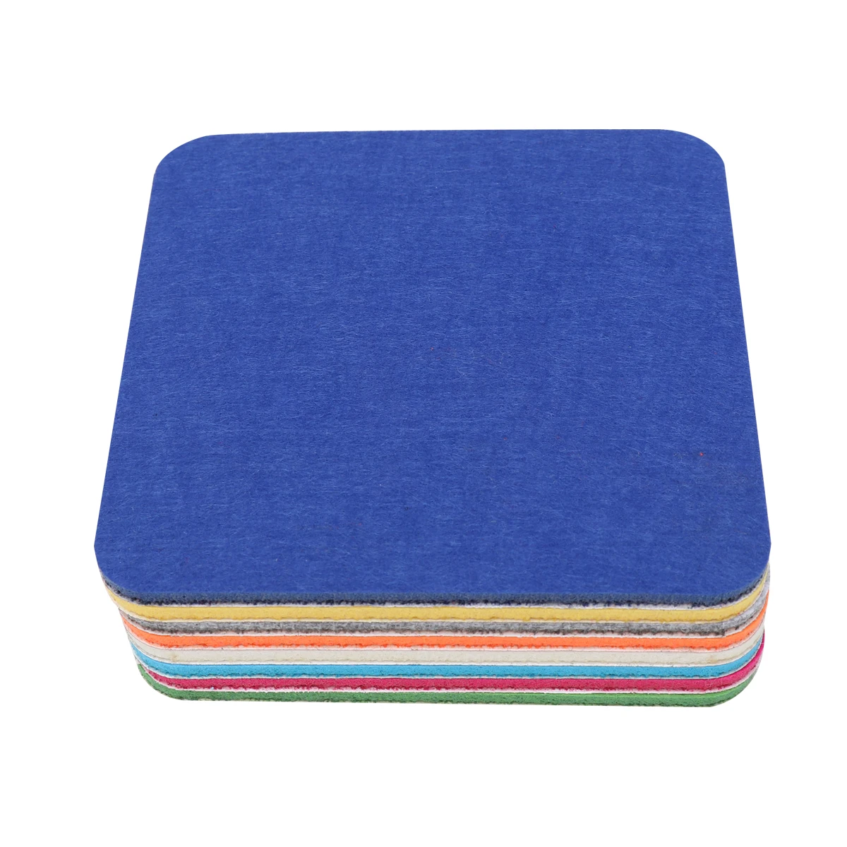 

8Pcs Creative Square Eva Felt Wall Sticker Colorful Memo Board DIY Home Office Wall Decals Display Decorative Stickers