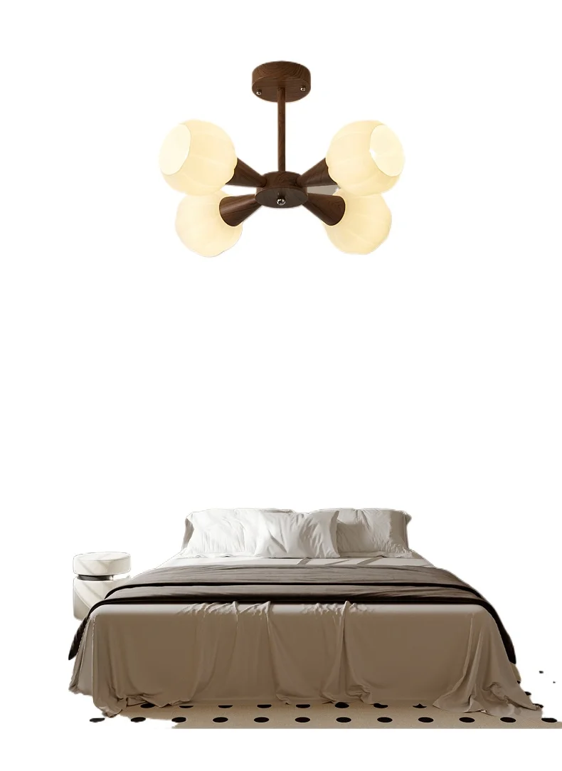 

*Master bedroom lamp warm romantic French retro room chandelier antique modern simple restaurant lamp