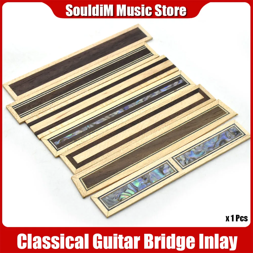 Classical Guitar Bridge Inlay Wood Frame Series Stringed Instruments Guitar Decorate Accessories