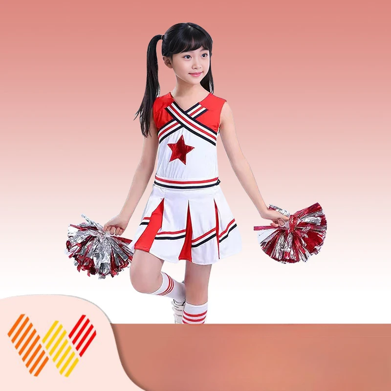 Cheerleading performance suit for student sports meet Cheerleading set Cheerleading performance suit