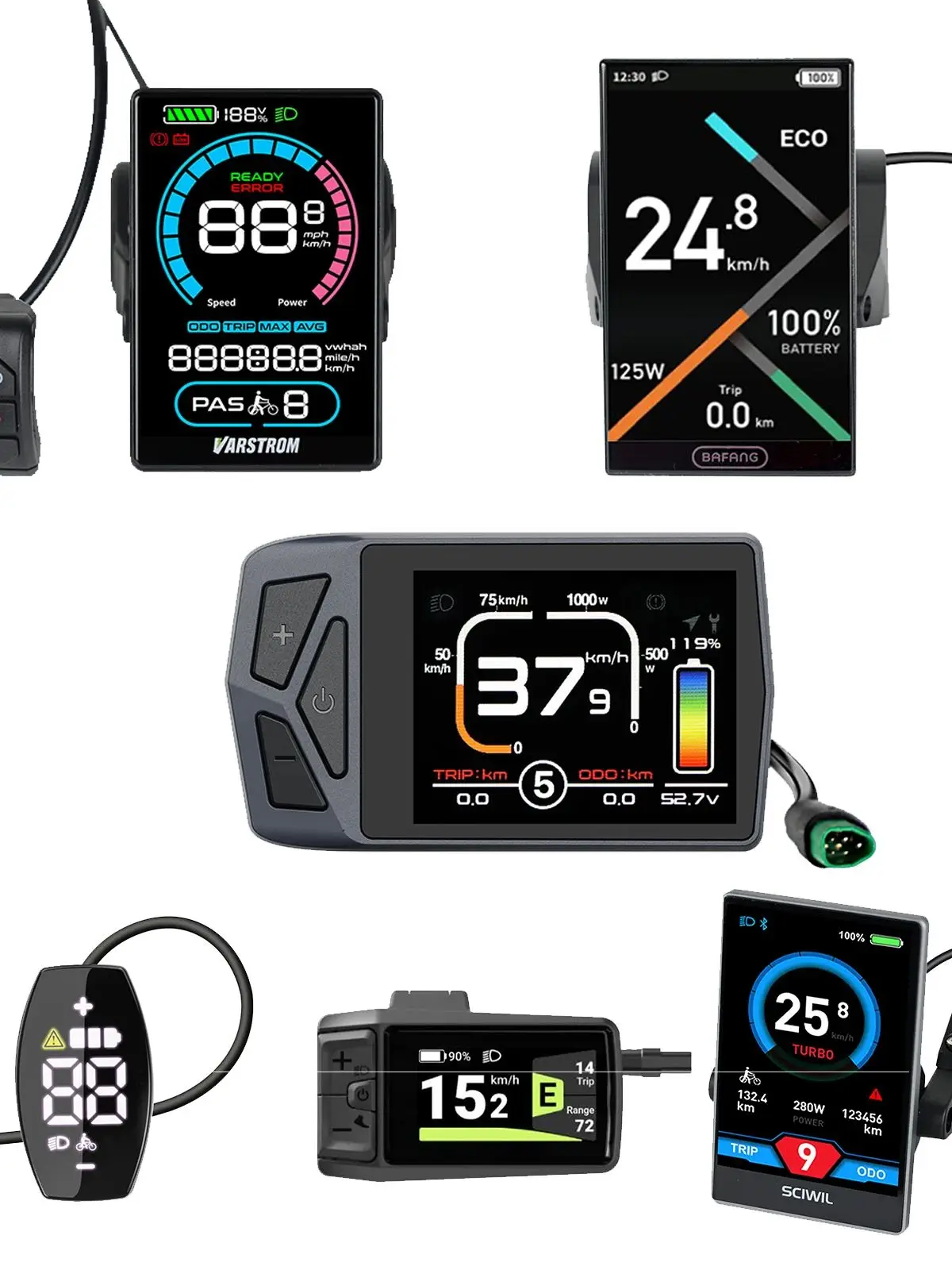 BAFANG KAN Display Elektrische Fietscomputer DPC010 VD618 EKD01 Bluetooth Bafang KAN BUS Protocol Motoren 5Pin Mannelijke Ebike Conversie - afbeelding 2