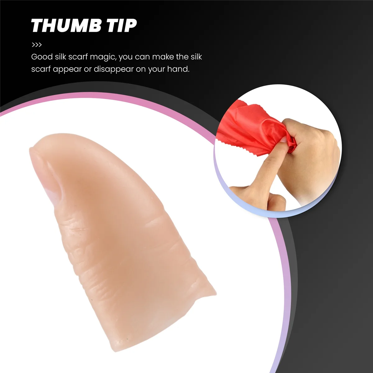 Качество! Мягкий кончик большого пальца, поддельный волшебный трюк, виниловая игрушка, забавная шутка