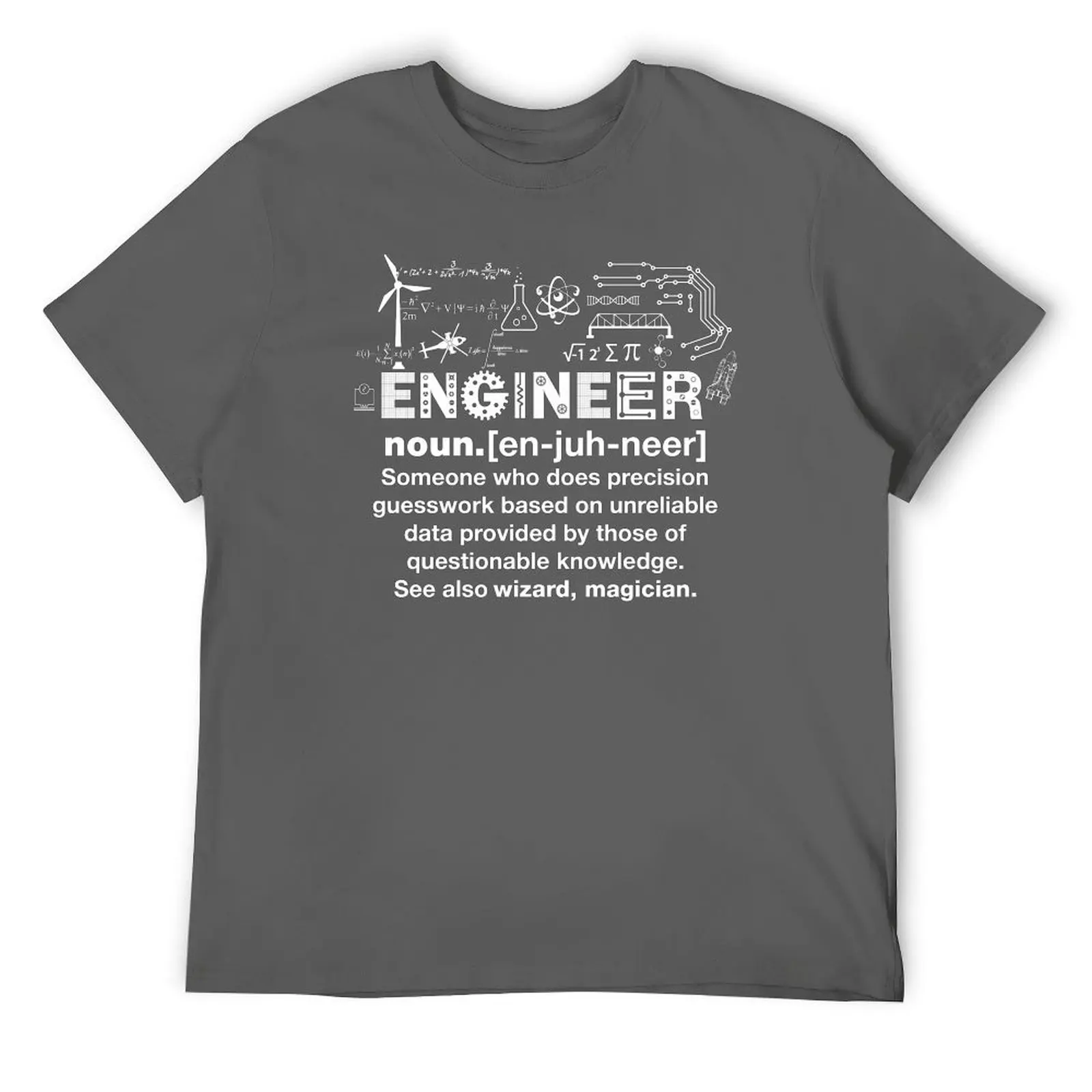 Engineer Humor Definition T-Shirt oversized cotton man t-shirts oversized graphic tee shirts men graphic