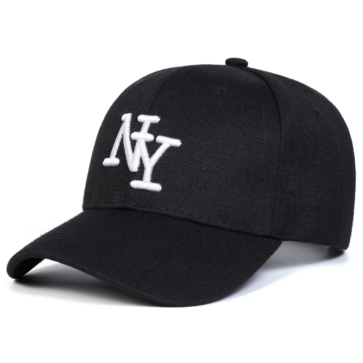 Men's NY Embroidered Baseball Cap Adjustable Outdoor Casual Cap Suitable for Spring Autumn Outings Travel Beach Parties