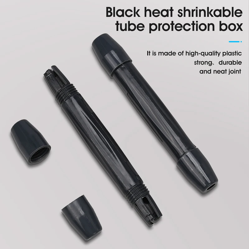 100PCS Optical Fiber Hot Melt Interface Protection Box FTTH Leather Fiber Optic Cable Fusion Heat Shrink Tubing Protection Box