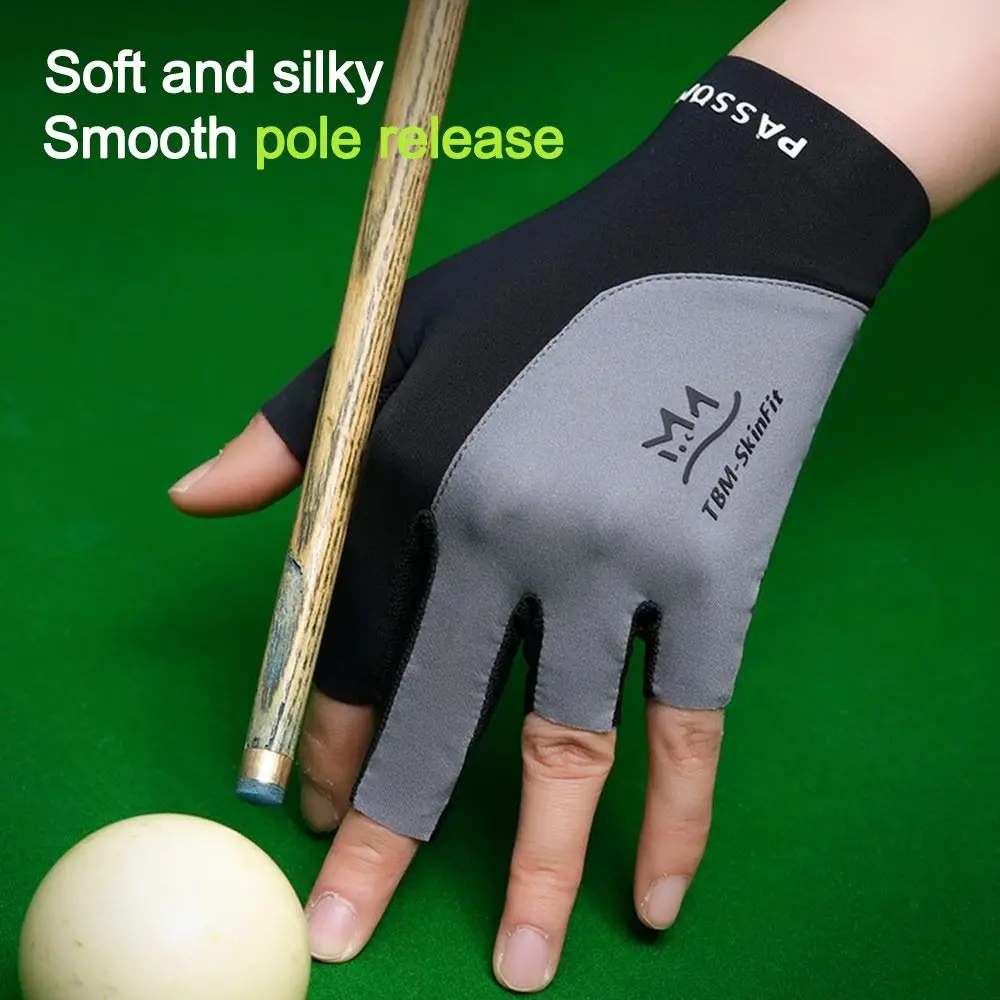 Guantes de billar elásticos de seda de hielo, transpirables antideslizantes - imagen 3