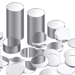100pcs Small Round Mirrors Acrylic Round Mirror DIY Handicrafts 50mm 25mm Mirrors Room Decoration Mirrors For Craft