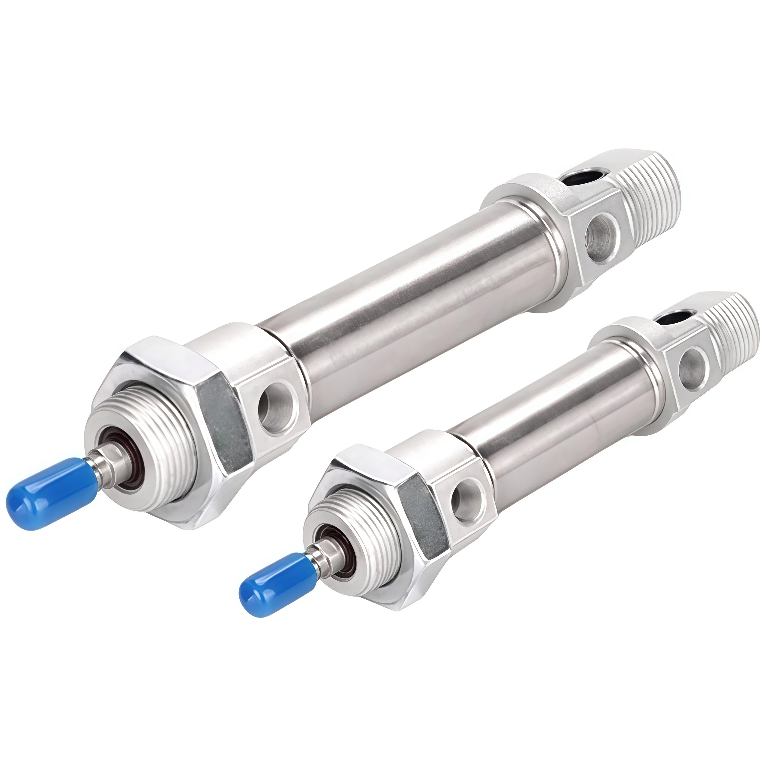 DSNU Pneumatic Cylinder Stainless Steel Mini Air Cylinder Double Acting Round Cylinder DSNU12/16/20/25/32/40 Bore 10-300mm-P-A
