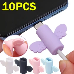 Cellphone Charger Cable Protector Cover Anti-Breaking Cute Charging Wire USB Cable Protective Sleeve for IPhone Samsung Android