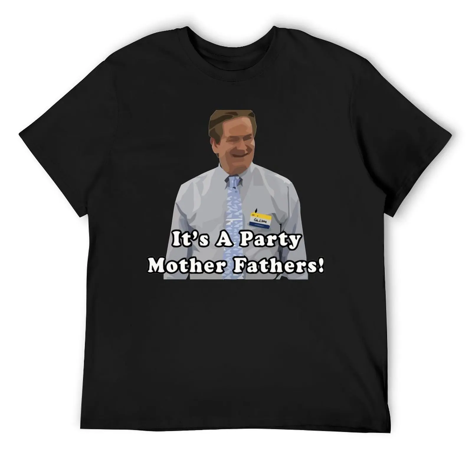 

Glenn It_s a Party Mother Fathers T-Shirt summer 2025 animal prinfor boys oversize t-shirts man black t shirts for men