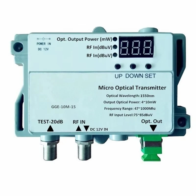 Hotel system Mini transmitter 10mw fiber optical mini 1310nm transmitter for small project