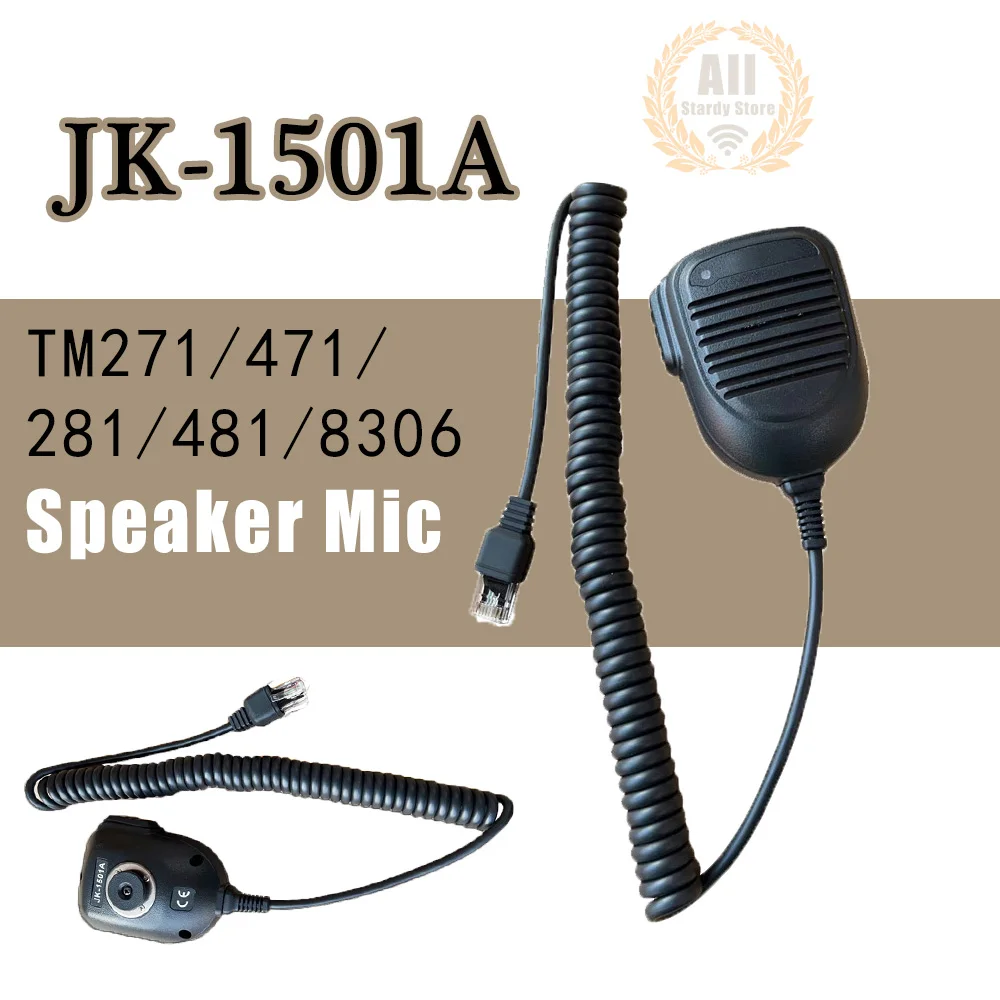 JK-1501A Earphone Microphone, Walkie Talkie, Car-Station, Microphone Accessories, Two Way CB Radio, TM2714712814818306