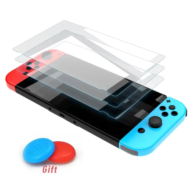 DATA FROG HD Displayschutzfolie aus gehärtetem Glas für Switch 9H klare transparente Schutzfolie