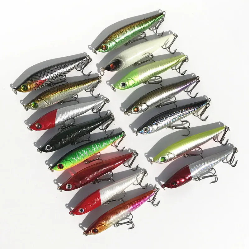 Fishing Lure Slowly Sinking Pencil Long Range Attack 10g 15g 20g Cast Artificial Lures Bass 1 Piece Sale