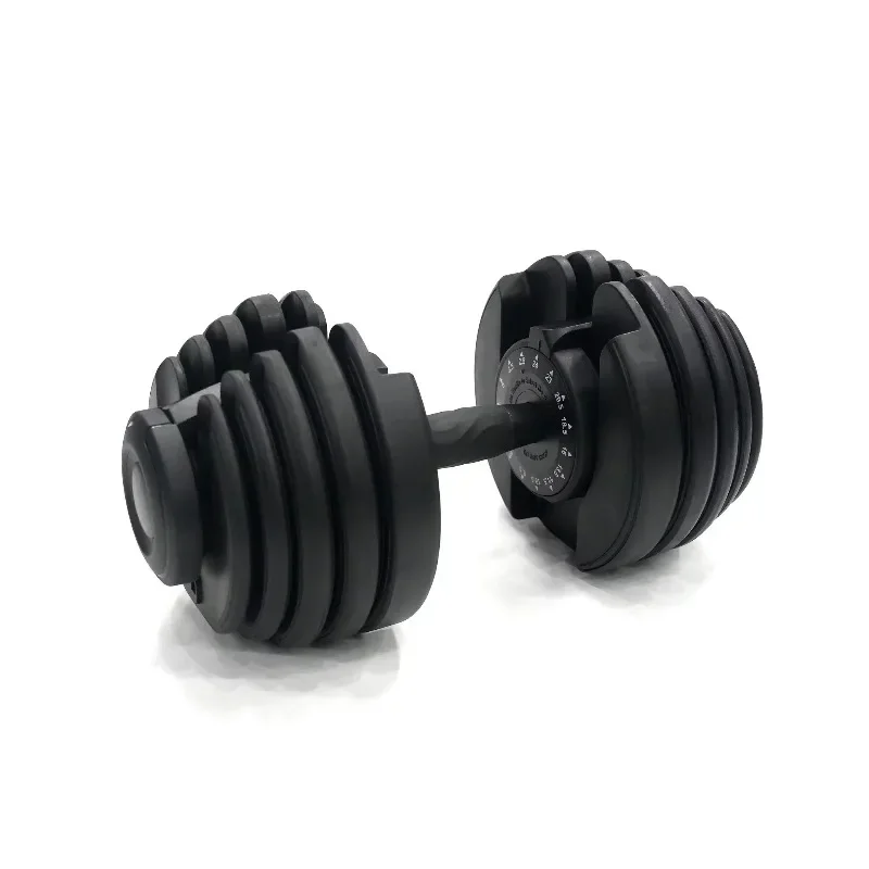 

24kg Adjustable Dumbbell Quick Select Free Weight with Comfort Grip Handle Strength Training Dumbbell for Home & Gym Workout