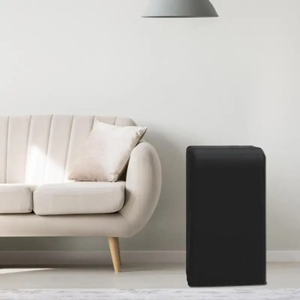 غطاء وحدات غطاء مكيف الهواء 15.7*18*30 بوصة/40*46*75 سم حماية سوداء تناسب حرير الحليب عالي المرونة وعملي جديد #4