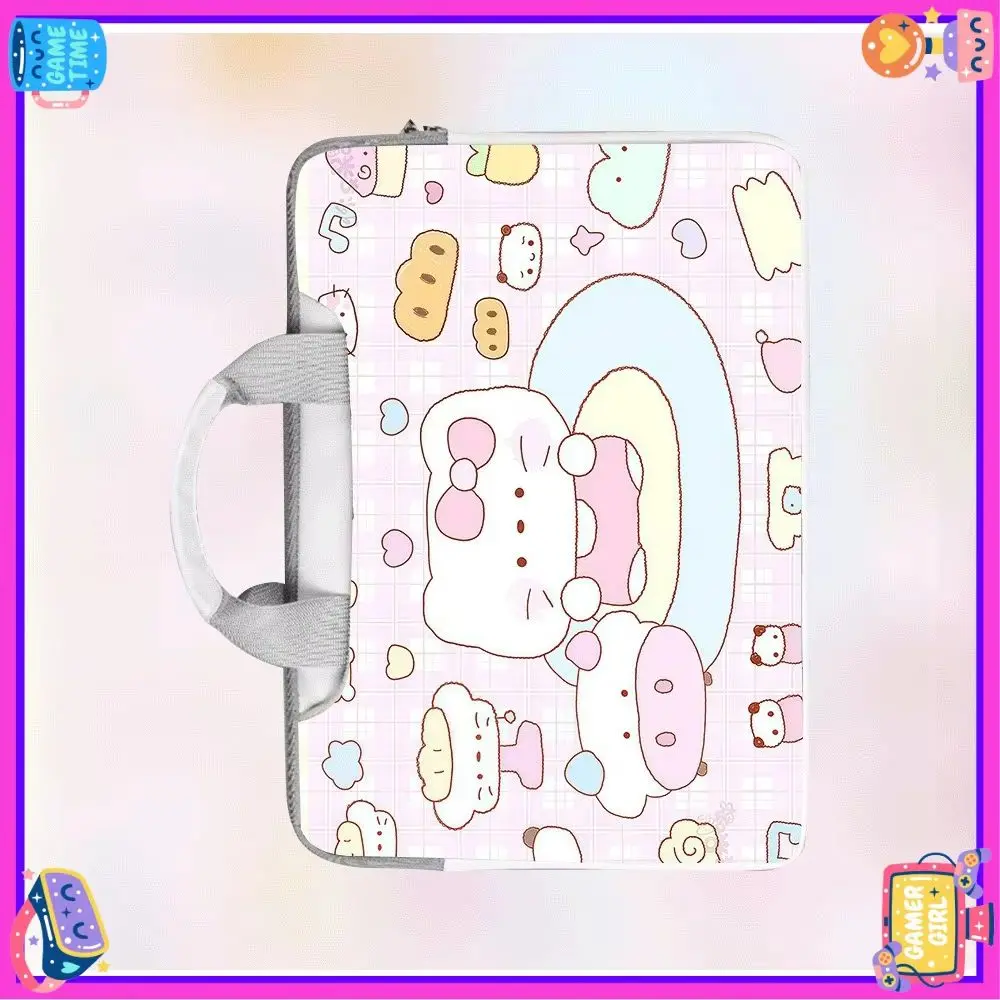 

Cartoon Hello Kitty Kuromi Portable Laptop Bag Protective Cover for Macbook 12 13 14 15.6 16 Inch Macbook Air ASUS Huawei Gift