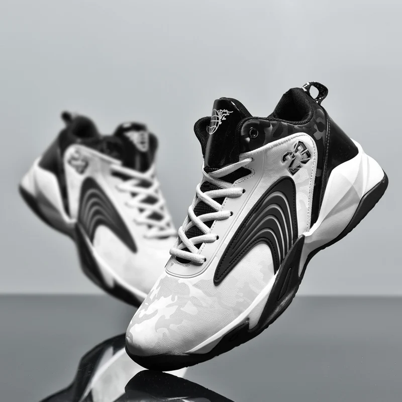 

Summer new hot sale breathable high elastic high quality training basketball shoes basketball game shoes very good casual shoes