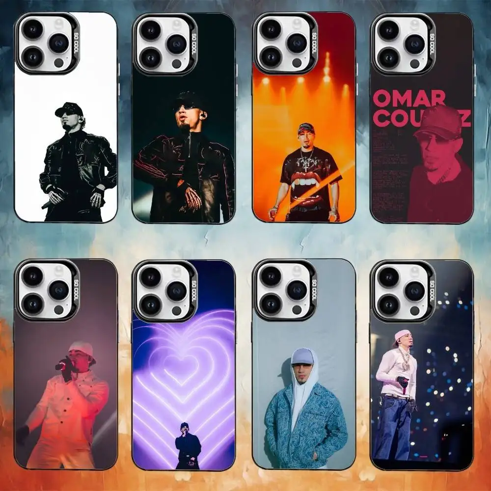 

Omars C-Courtz Phone Case For iPhone17,16,15,14,13,12,11 Plus,Pro Max Black Candy Matte Shockproof Cover