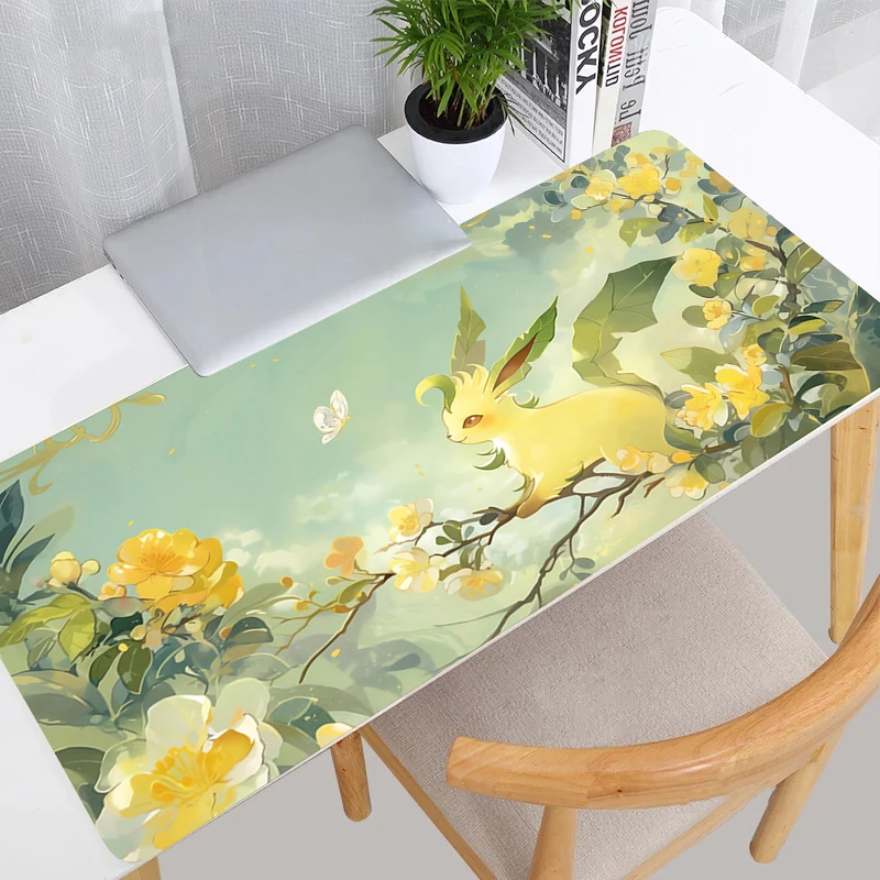 

Mouse Pad Anime Carpe Large PC Gamer Pokemon Pikachu anime Computer Mausepad Varmilo Keyboard Gaming Accessories Desk Mat