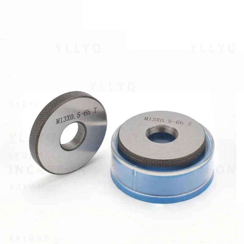 1SET(1*GO+1*NOGO) 6h M1-M11 Metric Fine Tooth Thread Ring Gauge ToolX0.2/0.25/0.3/0.35/0.4/0.45/0.5/0.6/0.7/0.75/0.8/1/1.25/1.5