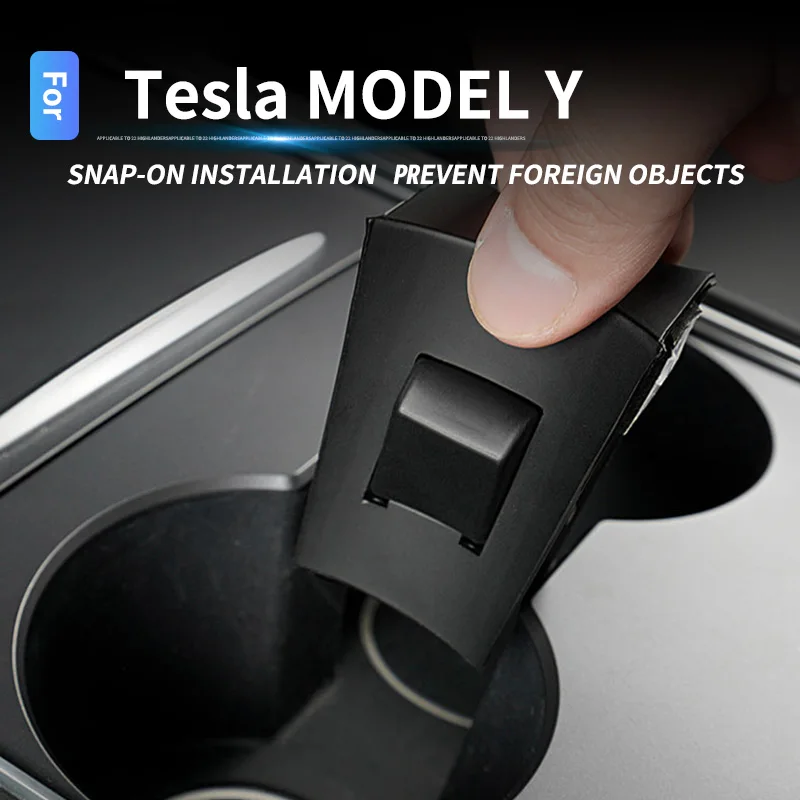 

Central control storage tank cup limit holder interior modification accessories For Tesla Model Y 3 2021 2022