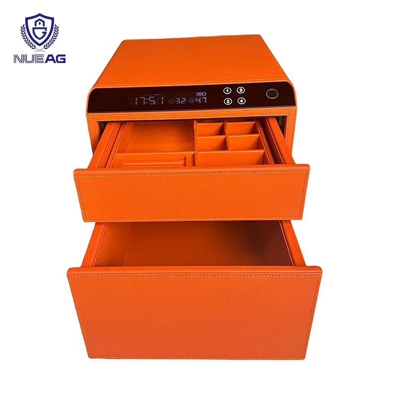 

Новейшая двухслойная шкатулка для украшений из искусственной кожи в стиле стеклера