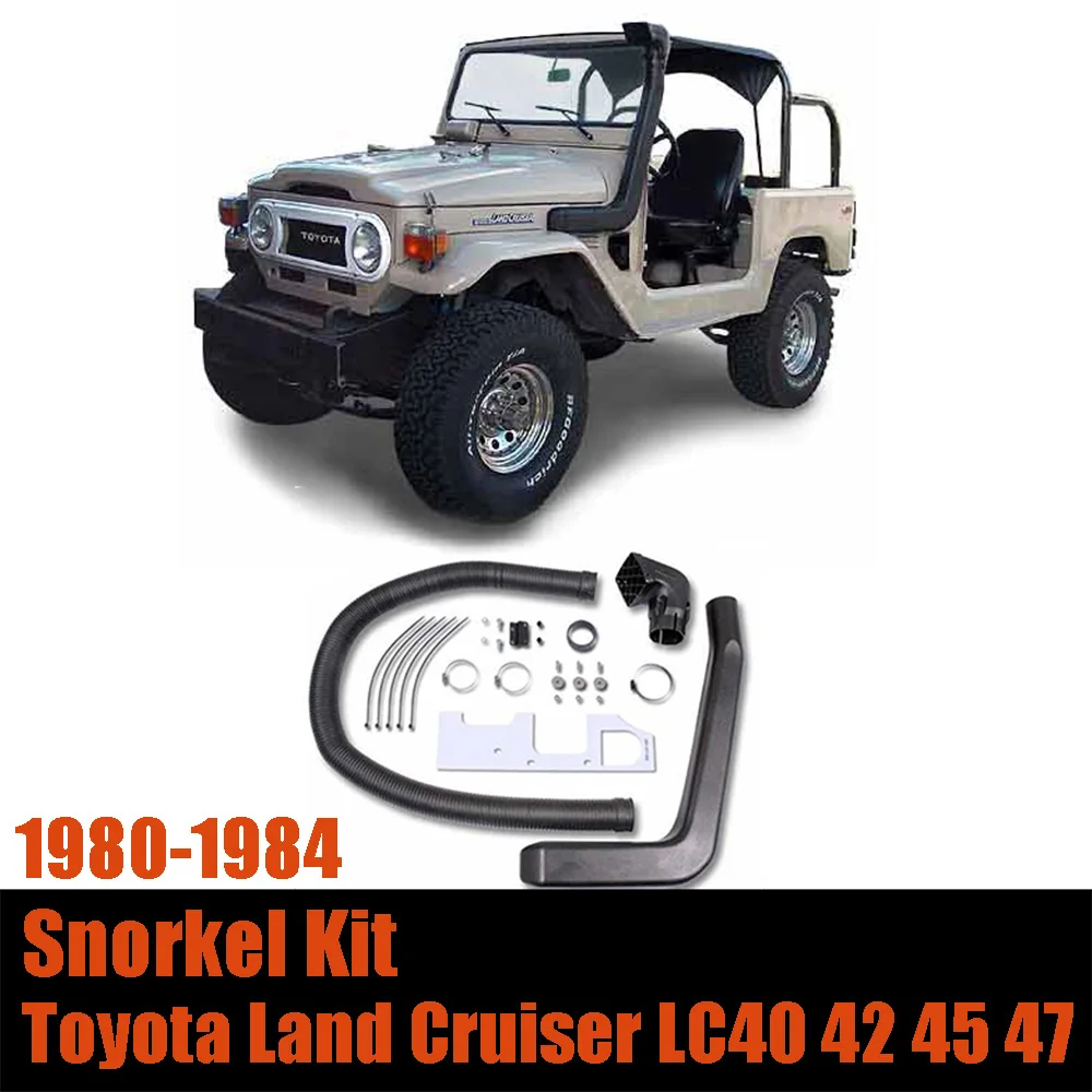 

Комплект трубки воздухозаборника для Toyota Land Cruiser серии 40, LC40, 42, 45, 47 1980-1984, внедорожные 4x4, водонепроницаемые детали