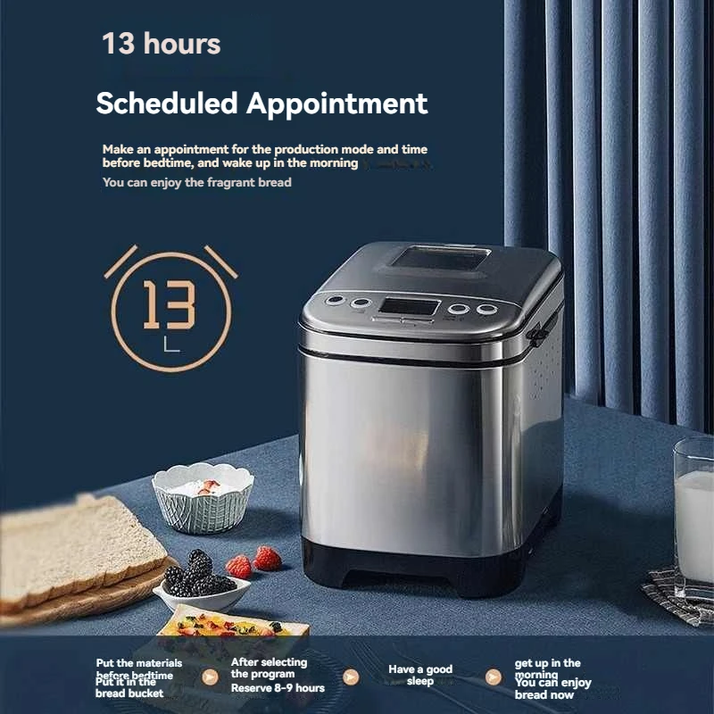 

Fully Automatic Bread Maker And Multi-functional Breakfast Cake Maker With Dough Fermentation